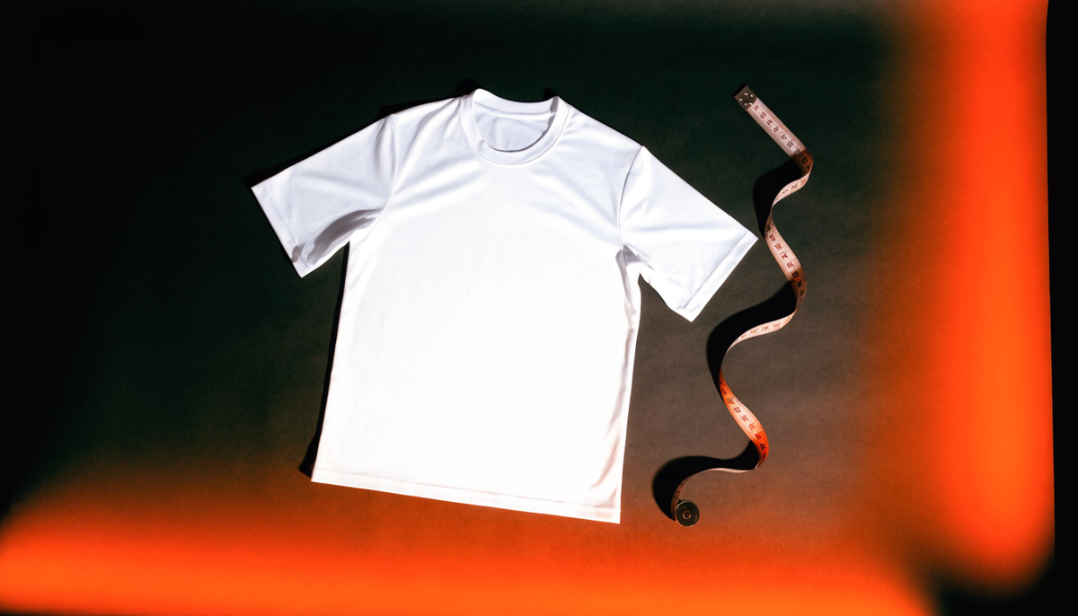 Maillot de foot et mètre ruban pour choisir sa taille