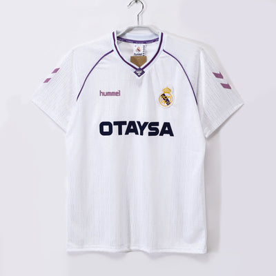Maillot Rétro Real Madrid Domicile 1990/1991 vu de face