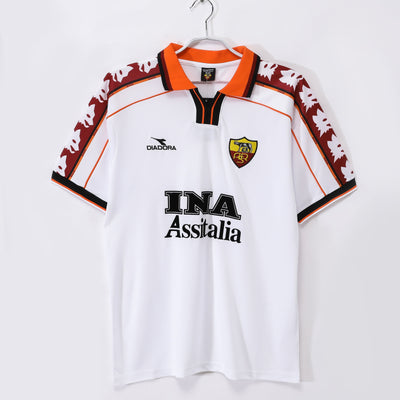 Maillot Rétro AS Roma Extérieur 1998/1999 vu de face