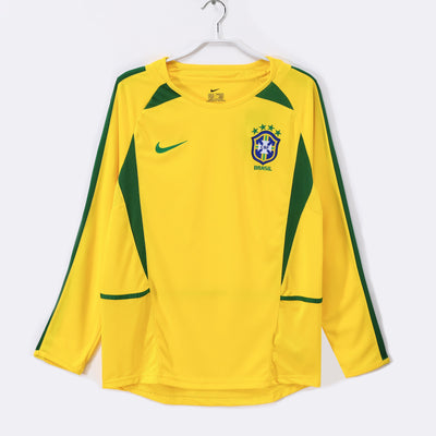 Maillot Rétro Brésil Domicile 2002/2003 vu de face