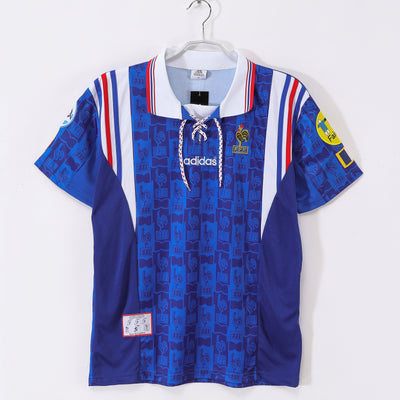 Maillot Rétro France Domicile 1996/1997 vu de face