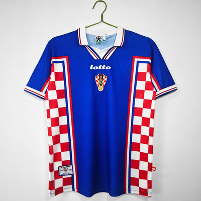 Maillot Rétro Croatie Domicile 1998/1999 vu de face