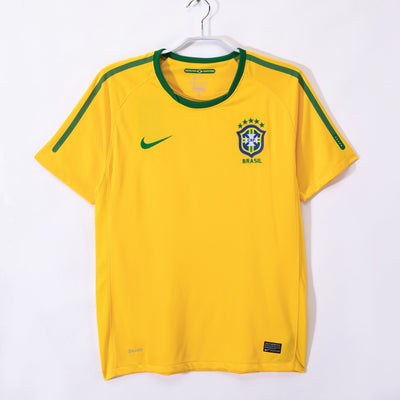 Maillot Rétro Brésil Domicile 2010/2011 vu de face