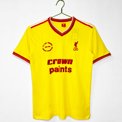 Maillot Rétro Liverpool Extérieur 1985/1986 vu de face