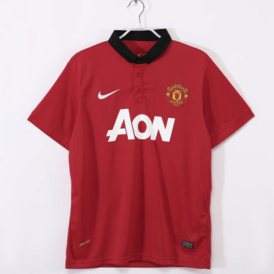 Maillot Rétro Manchester United Domicile 2013/2014 vu de face