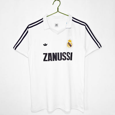 Maillot Rétro Real Madrid Domicile 1984/1985 vu de face