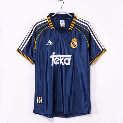 Maillot Rétro Real Madrid Extérieur 1998/2000 vu de face