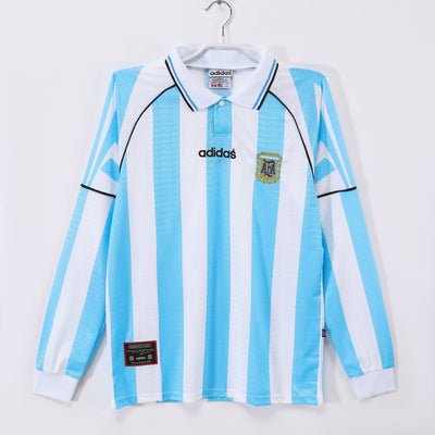 Maillot Rétro Argentine Domicile 1996/1997 vu de face