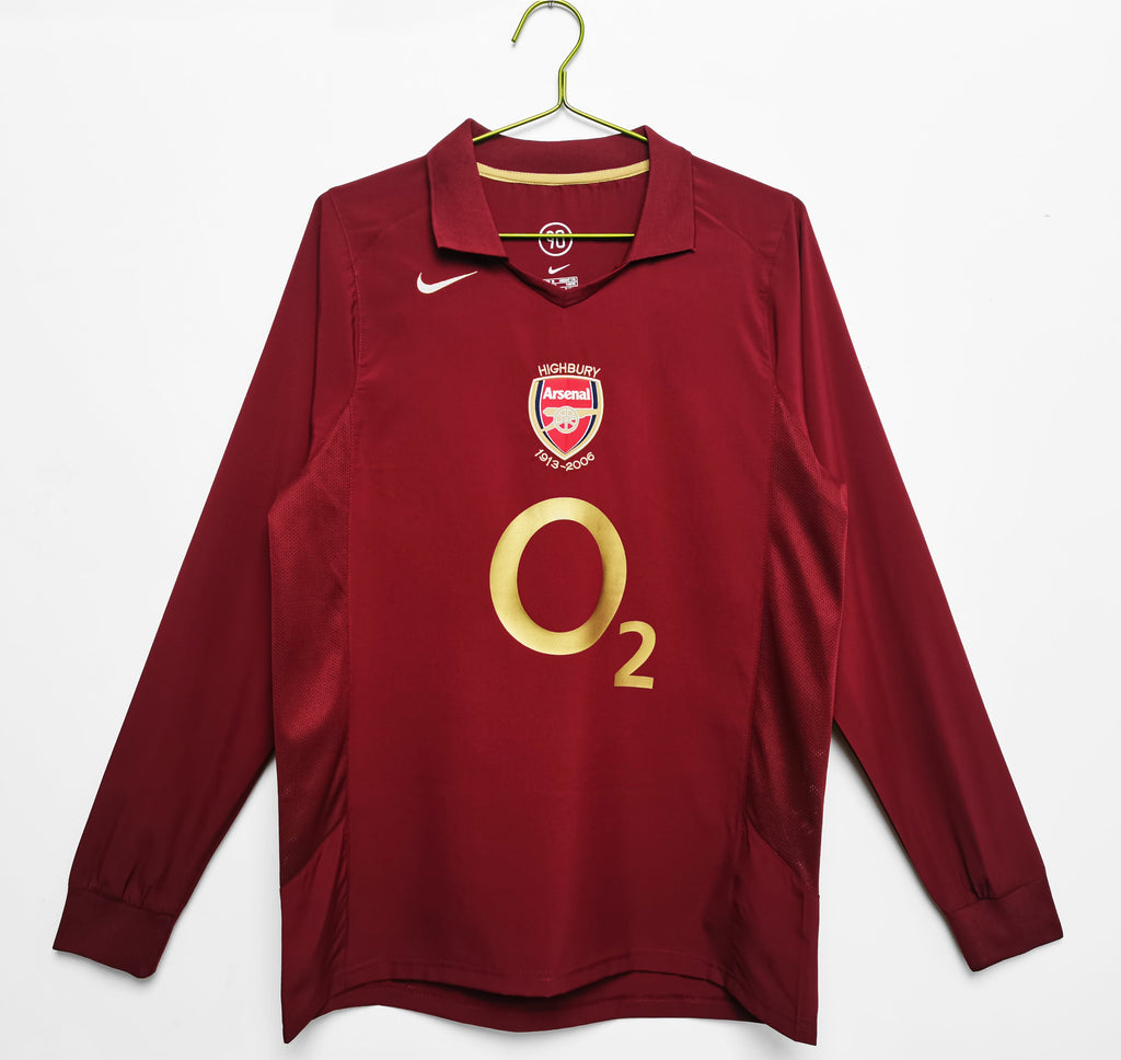 Maillot Retro Arsenal Domicile 2005/2006
