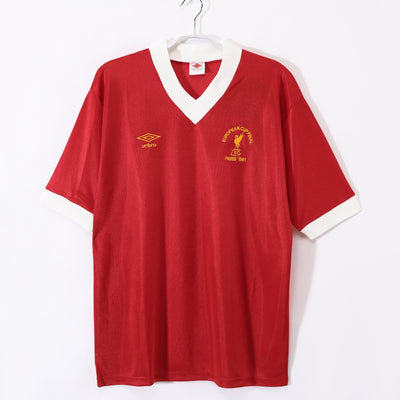 Maillot Rétro Liverpool Domicile 1980/1981 vu de face