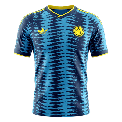 Maillot Colombie Extérieur Coupe du Monde 2026 vu de face