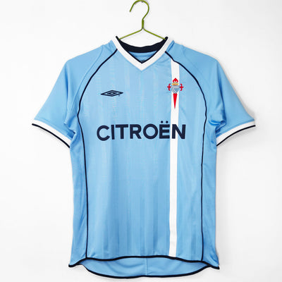 Maillot Rétro Celta Vigo Domicile 2001/2002 vu de face