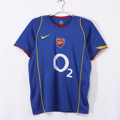 Maillot Rétro Arsenal Extérieur 2004/2005 vu de face