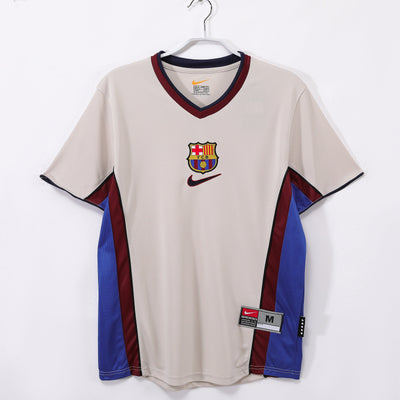 Maillot Rétro FC Barcelone Extérieur 1998/1999 vu de face