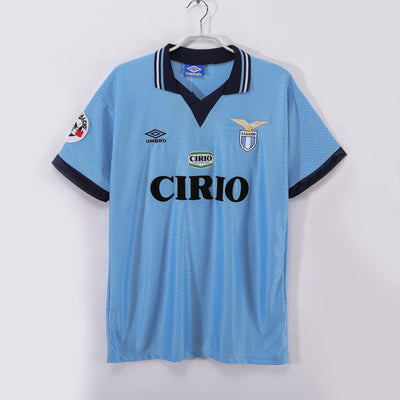 Maillot Rétro Lazio Rome Domicile 1996/1997 vu de face