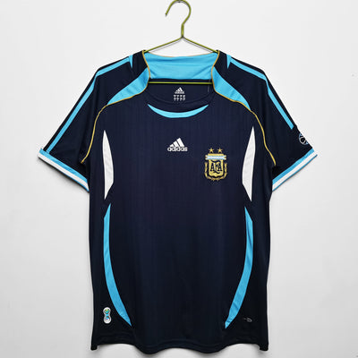 Maillot Rétro Argentine Extérieur 2006/2007 vu de face