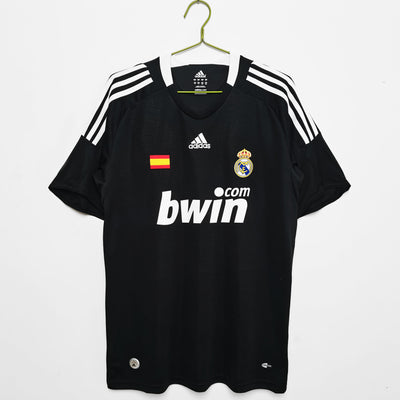 Maillot Rétro Real Madrid Extérieur 2008/2009 vu de face