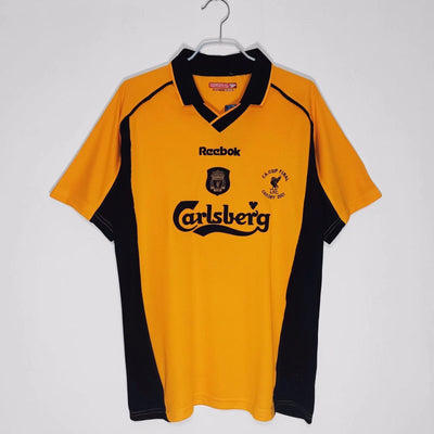 Maillot Rétro Liverpool Extérieur 2000/2001 vu de face