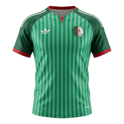 Maillot Algérie Extérieur Coupe du Monde 2026 vu de face