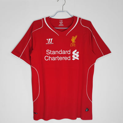 Maillot Rétro Liverpool Domicile 2014/2015 vu de face
