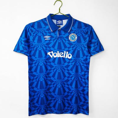 Maillot Rétro Napoli Domicile 1991/1992 vu de face