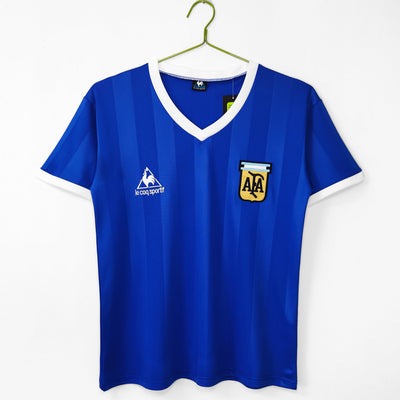 Maillot Rétro Argentine Extérieur 1986/1987 vu de face
