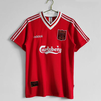 Maillot Rétro Liverpool Domicile 1995/1996 vu de face