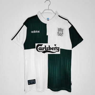 Maillot Rétro Liverpool Extérieur 1995/1996 vu de face