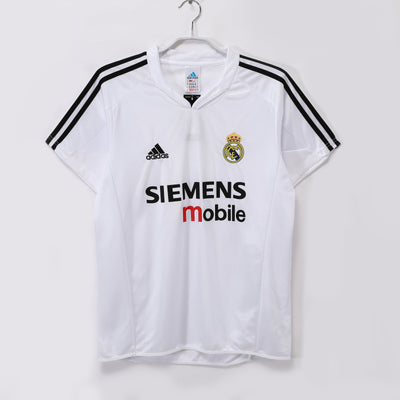 Maillot Rétro Real Madrid Domicile 2004/2005 vu de face