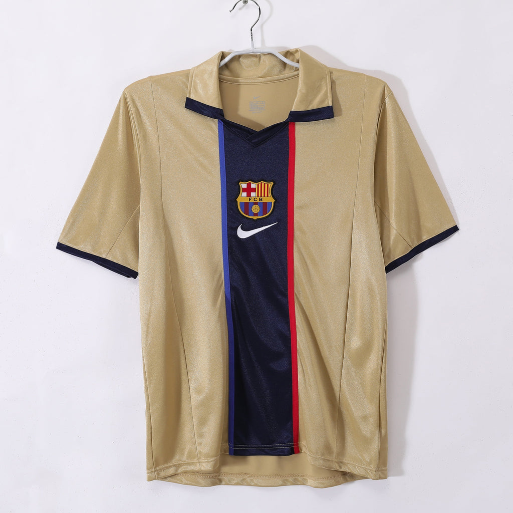 Maillot Retro FC Barcelone Exterieur 2001/2002