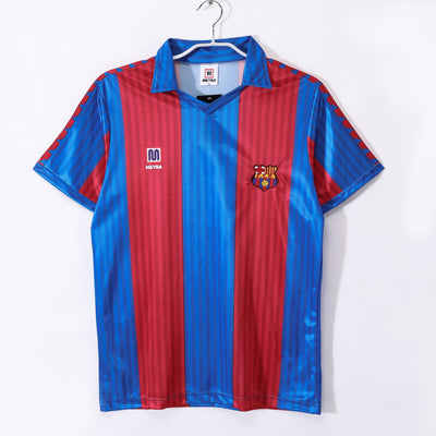 Maillot Rétro FC Barcelone Domicile 1989/1990 vu de face