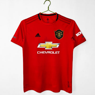 Maillot Rétro Manchester United Domicile 2019/2020 vu de face