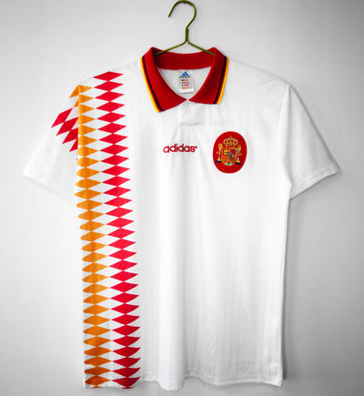 Maillot Rétro Espagne Extérieur 1994/1995 vu de face