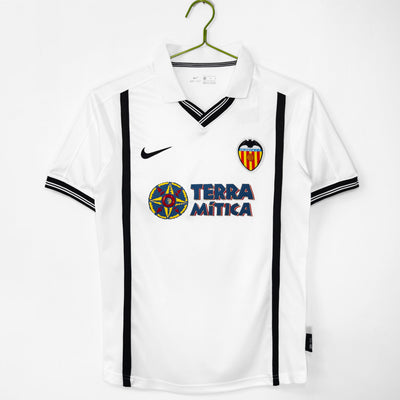 Maillot Rétro Valencia Domicile 2000/2001 vu de face