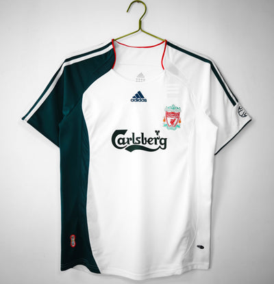 Maillot Rétro Liverpool Extérieur 2006/2007 vu de face