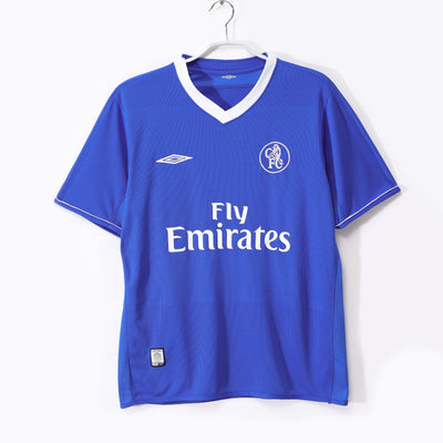 Maillot Rétro Chelsea Domicile 2003/2004 vu de face