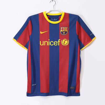 Maillot Rétro FC Barcelone Domicile 2010/2011 vu de face