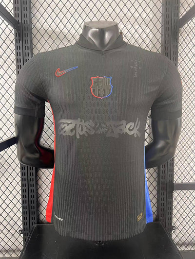 Maillot FC Barcelone X Cactus Jack Extérieur 2024/2025 vu de face