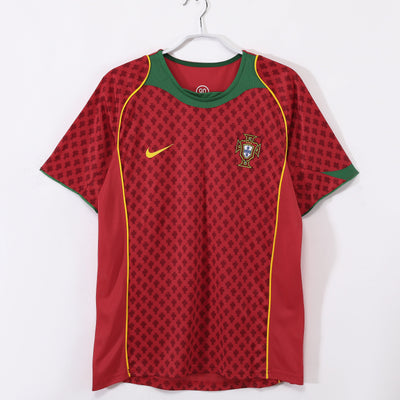 Maillot Rétro Portugal Domicile 2004/2005 vu de face