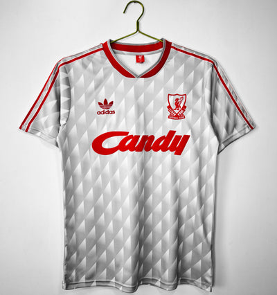 Maillot Rétro Liverpool Extérieur 1989/1990 vu de face