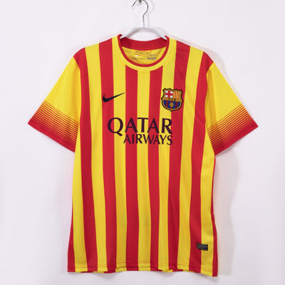 Maillot Rétro FC Barcelone Extérieur 2013/2014 vu de face