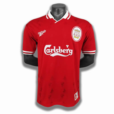 Maillot Rétro Liverpool Domicile 1996/1997 vu de face
