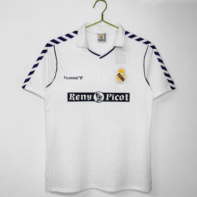 Maillot Rétro Real Madrid Domicile 1988/1989 vu de face