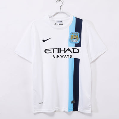 Maillot Rétro Manchester City Extérieur 2013/2014 vu de face