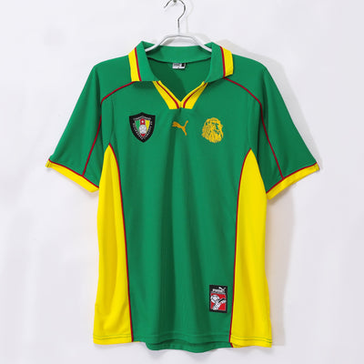 Maillot Rétro Cameroun Domicile 1998/1999 vu de face