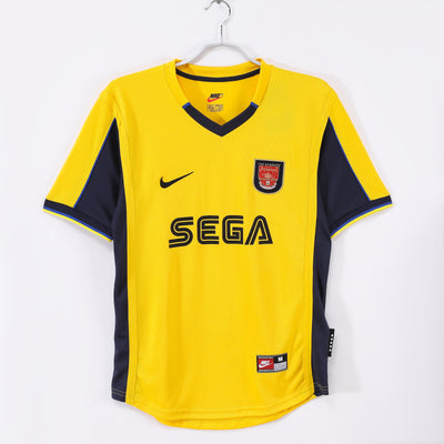 Maillot Rétro Arsenal Extérieur 2000/2001 vu de face
