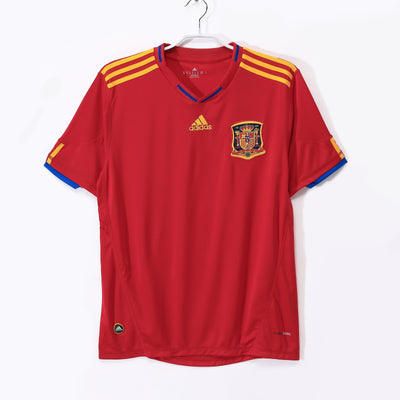 Maillot Rétro Espagne Domicile 2010/2011 vu de face