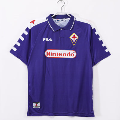 Maillot Rétro Fiorentina Domicile 1998/1999 vu de face