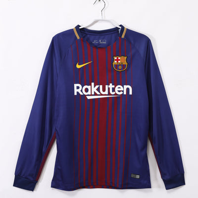 Maillot Rétro FC Barcelone Domicile 2017/2018 vu de face