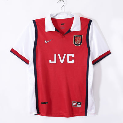 Maillot Rétro Arsenal Domicile 1998/1999 vu de face